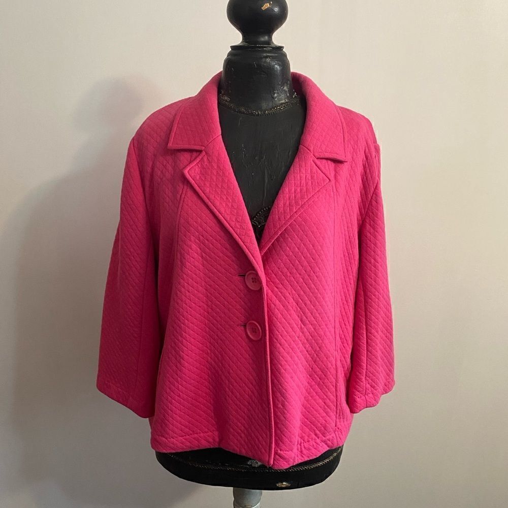 Linea Donna pink blazer, size XL